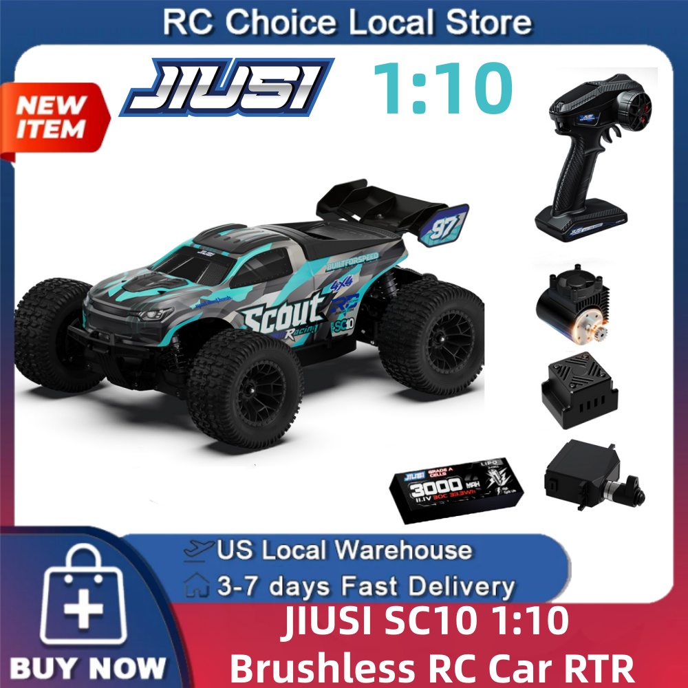 JIUSI SC10 1/10 브러시리스 RC 자동차,  - Rc Hobby Grade Truck 리뷰 및 가격